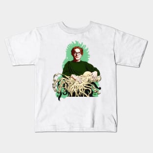 David Cronenberg - An illustration by Paul Cemmick Kids T-Shirt